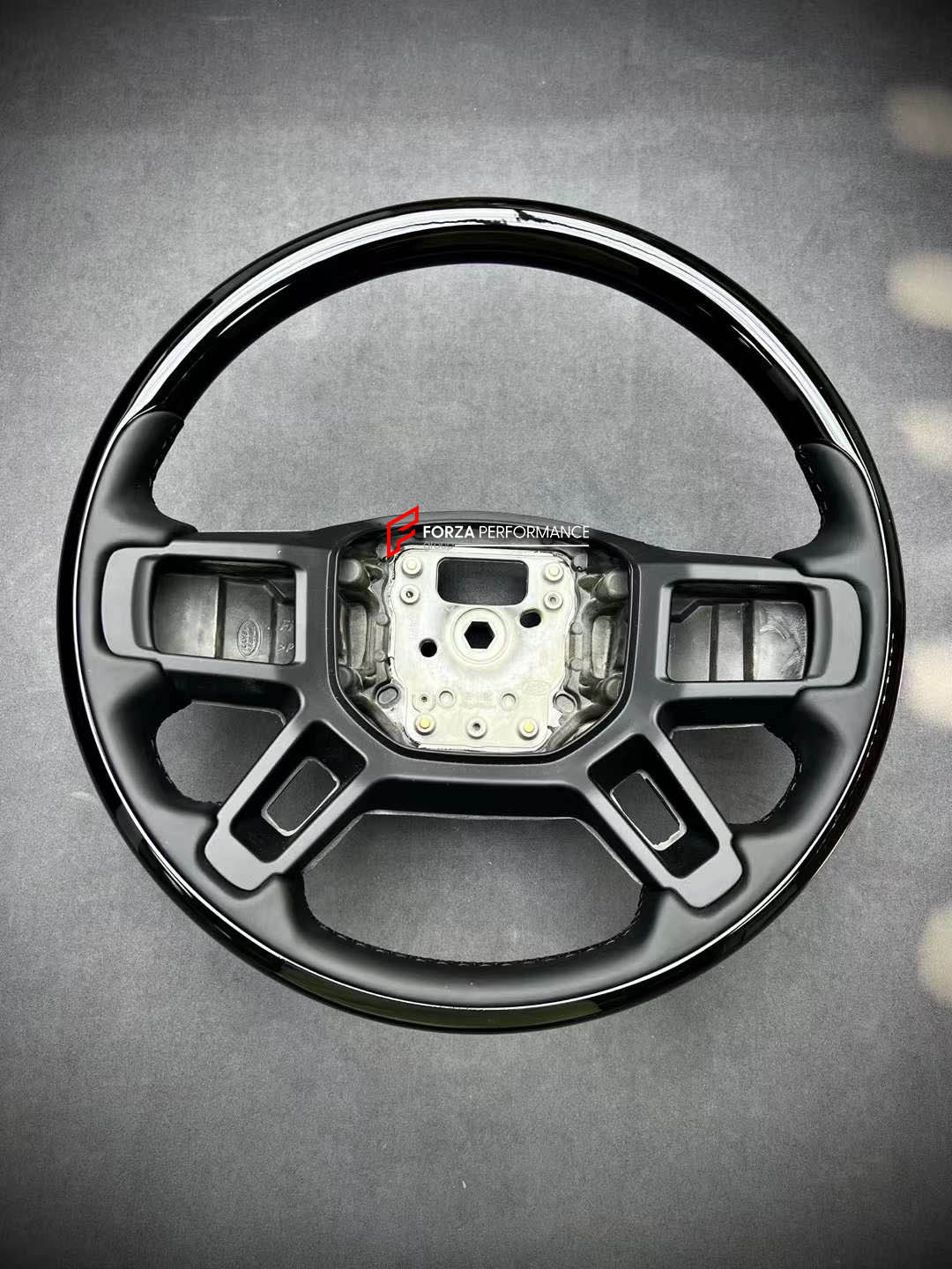 CUSTOM WOOD STEERING WHEEL FOR LAND ROVER DEFENDER 