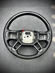 CUSTOM WOOD STEERING WHEEL FOR LAND ROVER DEFENDER 