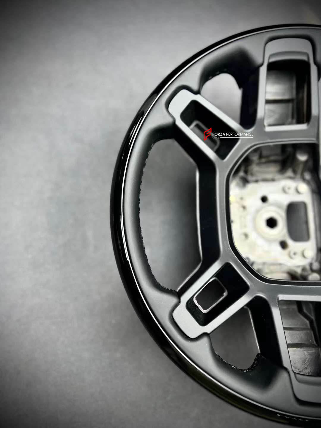 CUSTOM WOOD STEERING WHEEL FOR LAND ROVER DEFENDER 