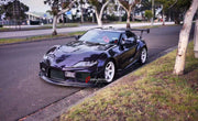 BKSS II CARBON BODY KIT FOR TOYOTA SUPRA A90 A91 2019+  Set includes:  Front Lip Front Canards Front Bumper Hood Side Skirts