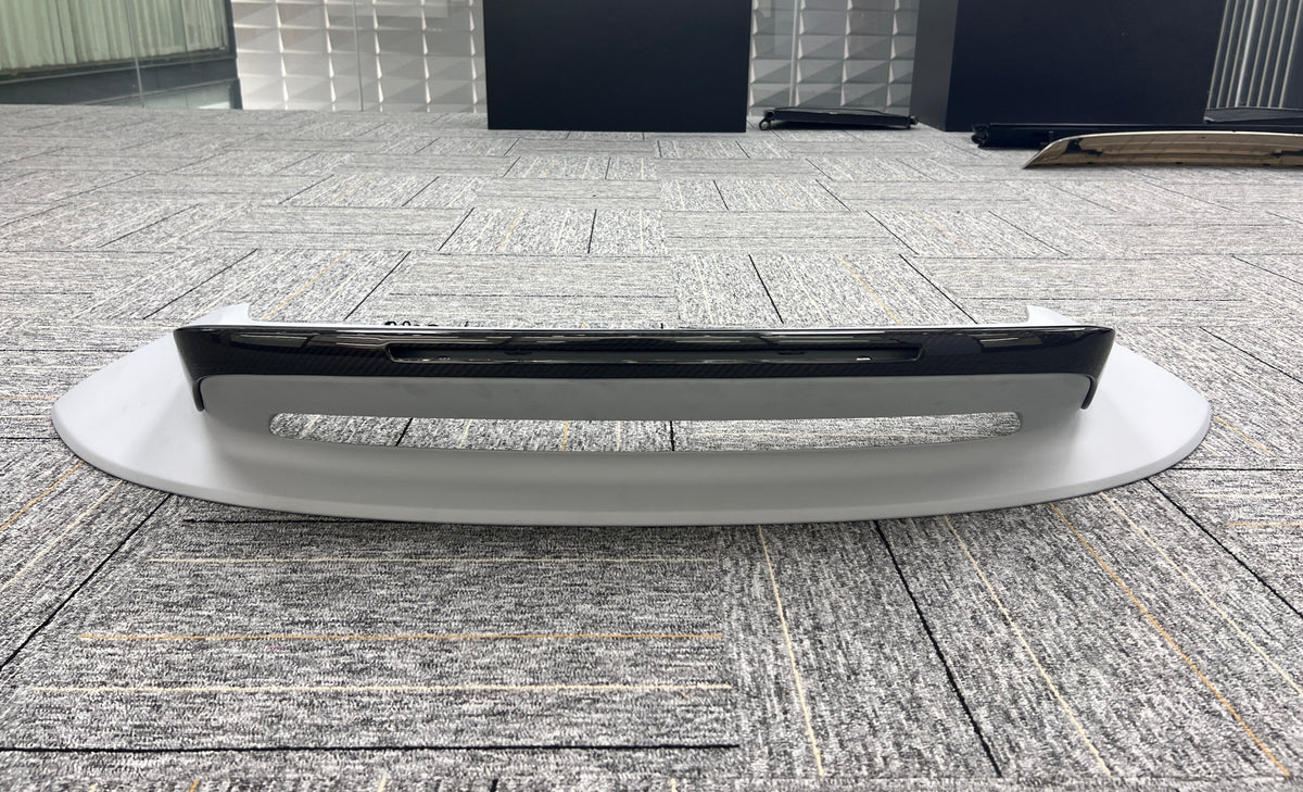 Spoiler Avant En Fibre De Carbone Sec Pour Porsche 911 992 Carrera GT3 (2022-2024) - Noir Brillant