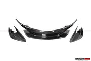 CONVERSION UPGRADE FACELIFT OLD TO NEW BODY KIT for MCLAREN 540C 570S 2015 - 2020 to 600LT 2018 - 2021
Set includes:

Front Bumper Lip
Front Lip Undertray
Material: Carbon (Can be made in Forged Carbon)

NOTE: Professional installation is required.