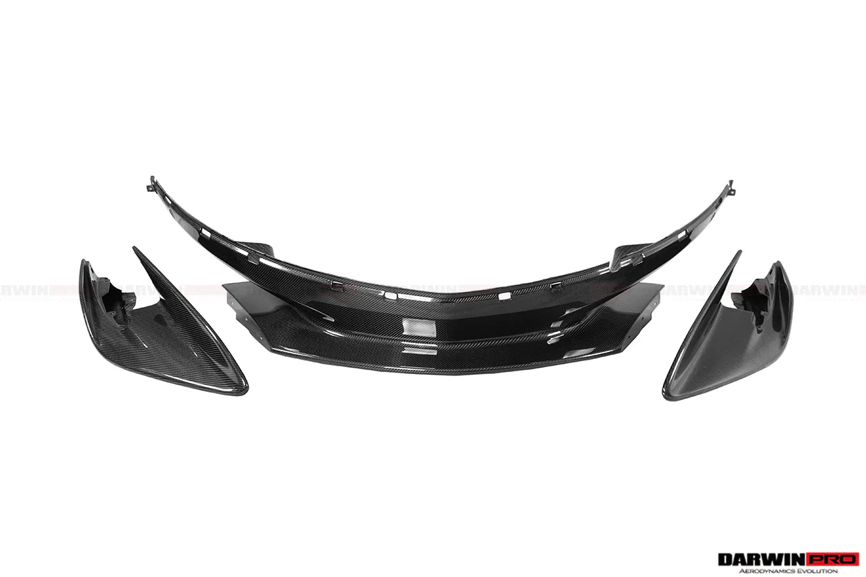 CONVERSION UPGRADE FACELIFT OLD TO NEW BODY KIT for MCLAREN 540C 570S 2015 - 2020 to 600LT 2018 - 2021
Set includes:

Front Bumper Lip
Front Lip Undertray
Material: Carbon (Can be made in Forged Carbon)

NOTE: Professional installation is required.