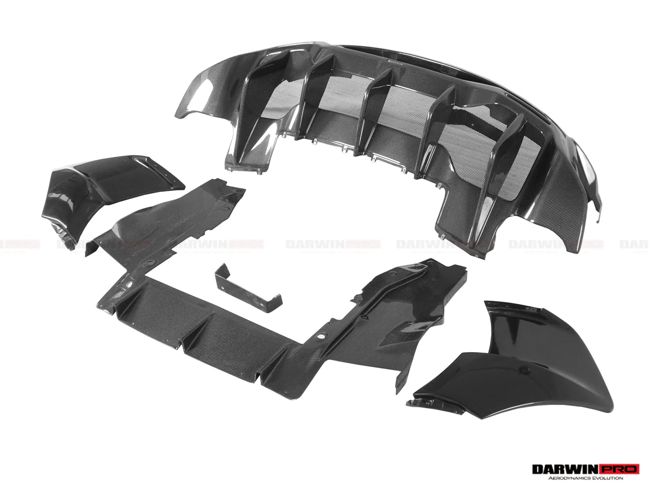 CONVERSION UPGRADE FACELIFT OLD TO NEW BODY KIT for MCLAREN 540C 570S 2015 - 2020 to 600LT 2018 - 2021
Set includes:

Rear Bumper Side Canards
Trunk Spoiler with LED Light
Engine Trunk
Rear Bumper
Rear Diffuser
Exhaust
Material: Carbon (Can be made in Forged Carbon)

NOTE: Professional installation is required.