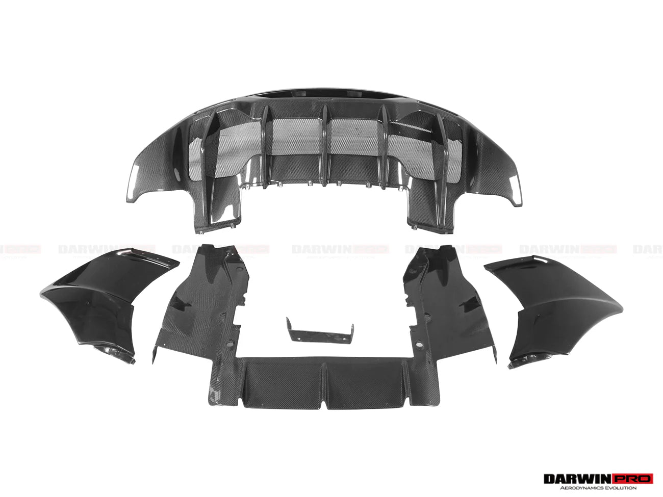 CONVERSION UPGRADE FACELIFT OLD TO NEW BODY KIT for MCLAREN 540C 570S 2015 - 2020 to 600LT 2018 - 2021
Set includes:

Rear Bumper Side Canards
Trunk Spoiler with LED Light
Engine Trunk
Rear Bumper
Rear Diffuser
Exhaust
Material: Carbon (Can be made in Forged Carbon)

NOTE: Professional installation is required.