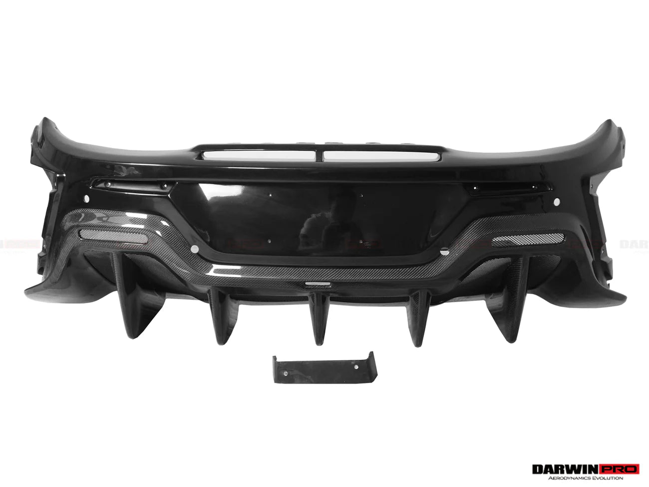 CONVERSION UPGRADE FACELIFT OLD TO NEW BODY KIT for MCLAREN 540C 570S 2015 - 2020 to 600LT 2018 - 2021
Set includes:

Rear Bumper Side Canards
Trunk Spoiler with LED Light
Engine Trunk
Rear Bumper
Rear Diffuser
Exhaust
Material: Carbon (Can be made in Forged Carbon)

NOTE: Professional installation is required.