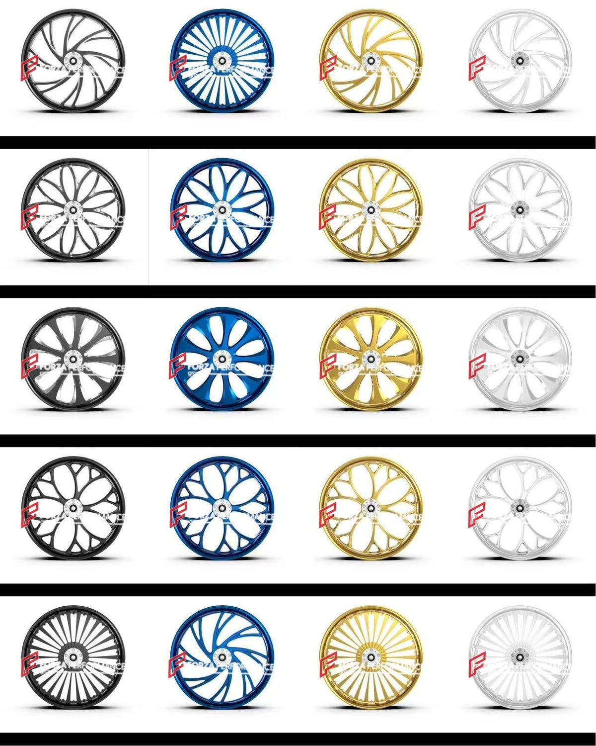 CUSTOM FORGED WHEELS RIMS for HARLEY DAVIDSON