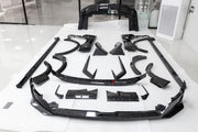 DRY CARBON BODY KIT for ZEEKR 9X 2025+ FORZA PERFORMANCE custom fit ZEEKR 9X AMANS
Set includes:

Front Lip
Front Bumper Air Vents
Hood Vent Trims
Fender Panels
Front Fender Flares
Side Skirts
Rear Fender Flares
Roof Spoiler
Ducktail Spoiler
Rear Diffuser
Forged Wheels
Material: Dry Carbon

NOTE: Professional installation is required.