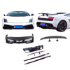 DMC Style Front Bumper Carbon Fiber Side Skirts Rear Diffuser Spoiler Wing Body kits For Lamborghini Gallardo LP550 LP560 LP570