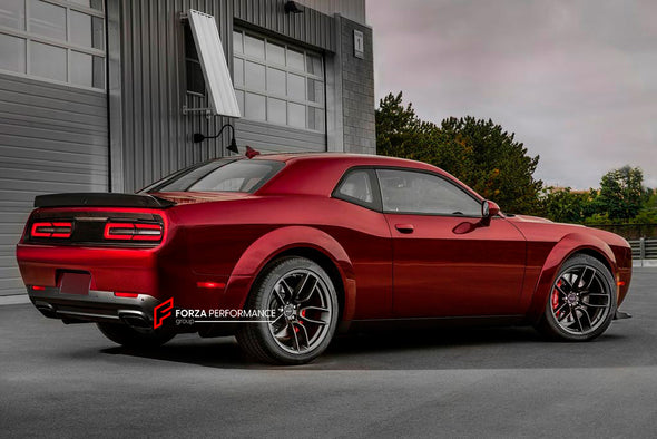 FENDER FLARES for DODGE CHALLENGER HELLCAT 2015 - 2023


Set includes:
Front Fender Flares
Rear Fender Flares

Material: Plastic

Note: Professional installation is required. Will fit only Hellcat model, will not fit the regular one.