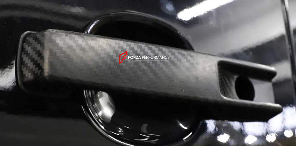 DRY CARBON FIBER DOOR HANDLE  for Mercedes-Benz G-Class W463A W464 2018+