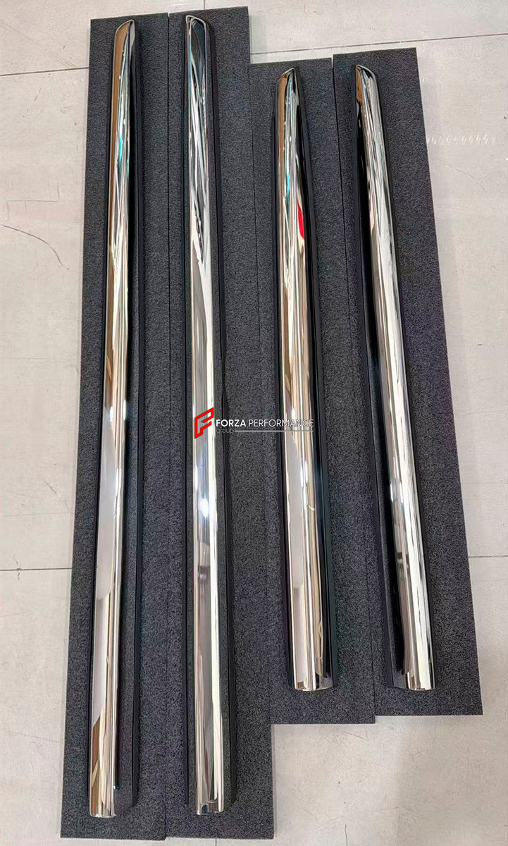 Door Moldings for Rolls Royce Cullinan 2018+
Set includes:

Door Moldings
Material: Stainless Steel

NOTE: Professional installation is required.