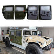 Metal Doors Replacement for Hummer H1 1992 - 2006
Set includes:

Doors
Material: Metal

NOTE: Professional installation is required.
