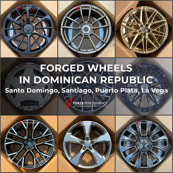 FORGED WHEELS RIMS CUSTOM MADE in DOMINICAN REPUBLIC: SANTO DOMINGO, SANTIAGO, PUERTO PLATA, LA VEGA