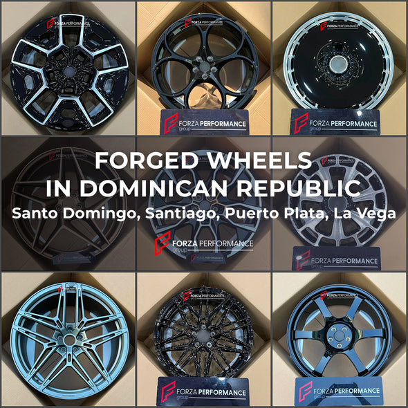 FORGED WHEELS RIMS CUSTOM MADE in DOMINICAN REPUBLIC: SANTO DOMINGO, SANTIAGO, PUERTO PLATA, LA VEGA