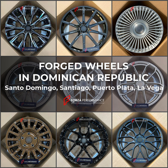 FORGED WHEELS RIMS CUSTOM MADE in DOMINICAN REPUBLIC: SANTO DOMINGO, SANTIAGO, PUERTO PLATA, LA VEGA