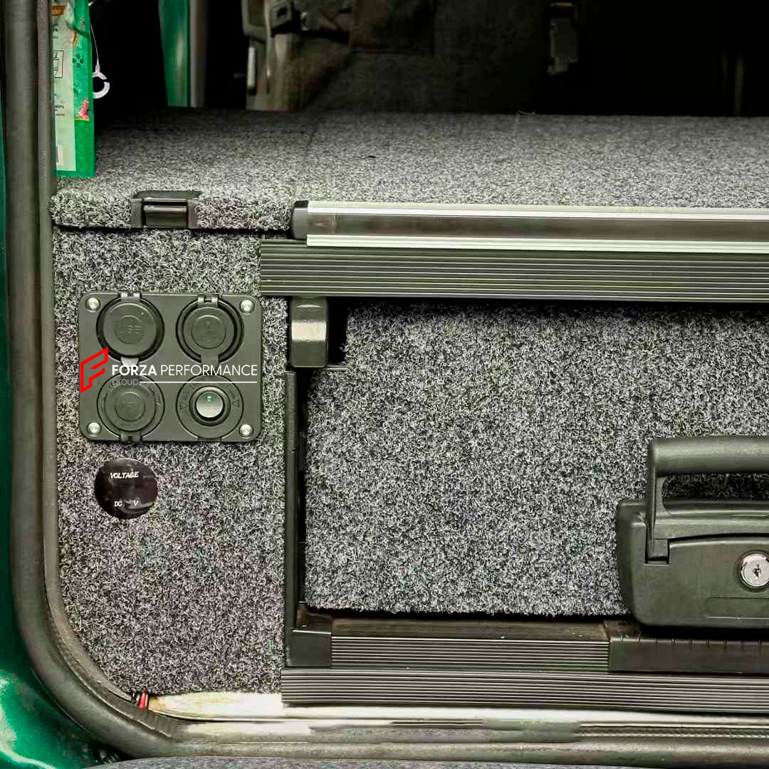 DRAWER and DROP DOWN SLIDER CARGO STORAGE KIT for TOYOTA LAND CRUISER 80 LC80

Simplify the storage and organization of equipment and valuables. These lockable drawers with integrated deck and faceplates were designed specifically for the TOYOTA LAND CRUISER 80. Hide the contents from prying eyes, while creating a more convenient and easily accessible storage space in your car. Designed solidly for tough for both on and off-road travel.

Which drawers are best for me?

We have a turnkey solution and you can