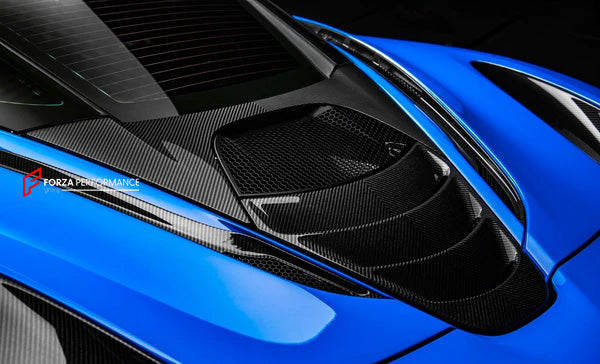 DRY CARBON AERO BRIDGE for MCLAREN 720S 2017 - 2023

Set includes:

Aero Bridge

Material: Carbon Fiber

NOTE: Professional installation is required

CONTACT US FOR PRICING