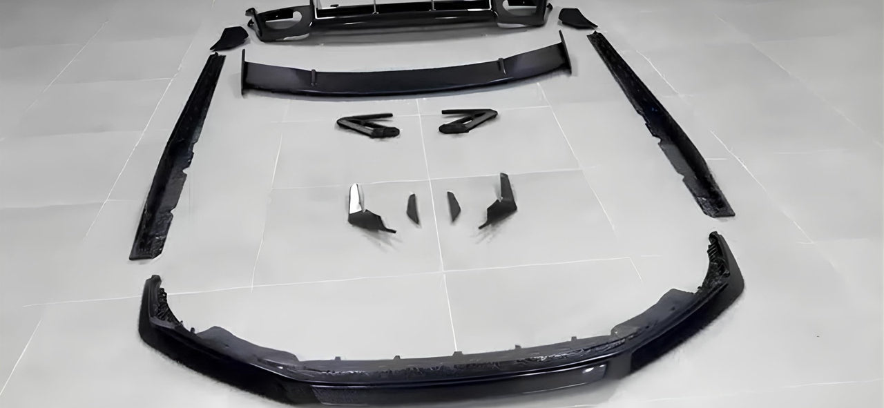 DRY CARBON AERO KIT for AUDI R8 4S FACELIFT 2019 - 2023
Set includes:
Front Lip
Front Canards
Side Skirts
Rear Spoiler
Rear Diffuser
Material: Dry Carbon
NOTE: Professional installation is required.
Contact us for pricing
Payment ►
Visa
Mastercard
PayPal with a credit card (add 4.4% at checkout)
Payoneer
Cryptocurrency
Shipment ►
By express DHL/UPS/TNT/FedEx
To the local international airport
Special line by air
Special line by the sea
To Europe and the UK by train
Please let us know which shippin