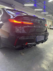 AERO BODY KIT FOR BMW 7 SERIES G70 M760 2022  Set includes:  Front Lip Side Skirts Roof Spoiler Rear Spoiler Rear Diffuser Exhaust Tips