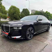 AERO BODY KIT FOR BMW 7 SERIES G70 M760 2022  Set includes:  Front Lip Side Skirts Roof Spoiler Rear Spoiler Rear Diffuser Exhaust Tips