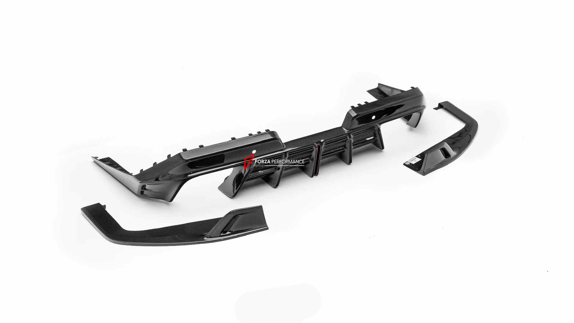 DRY CARBON AERO KIT for BMW M5 G90 G99 2024+



Set includes:

Front Lip

Front Bumper Trims
Side Skirts

Rear Diffuser

Material: Dry Carbon

Note: Professional installation is required
