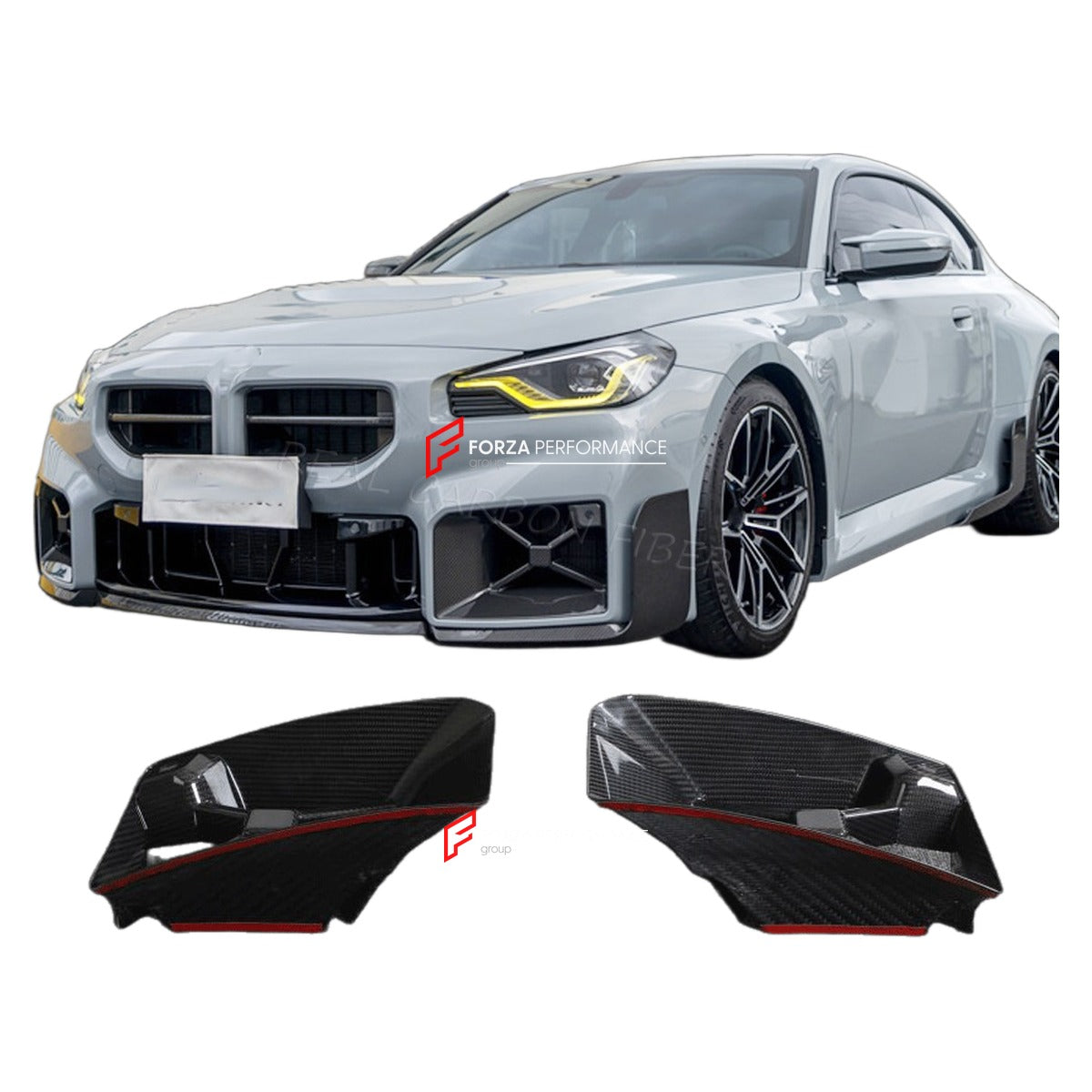 DRY CARBON AIR VENT COVERS for BMW M2 G87 COUPE 2022 - 2024 FORZA PERFORMANCE Custom Fit
Set includes:

Air Vent Covers
Material: Dry Carbon

NOTE: Professional installation is required.

Why “Contact Us for Pricing”?
We don’t display fixed prices because our goal is to offer you the most competitive deal possible. Product costs often decrease over time, and by requesting a quote, you’ll receive our most up-to-date price on market.

SECURED PAYMENT METHODS
PayPal (+4.4% fee)
Visa / Mastercard / American Exp