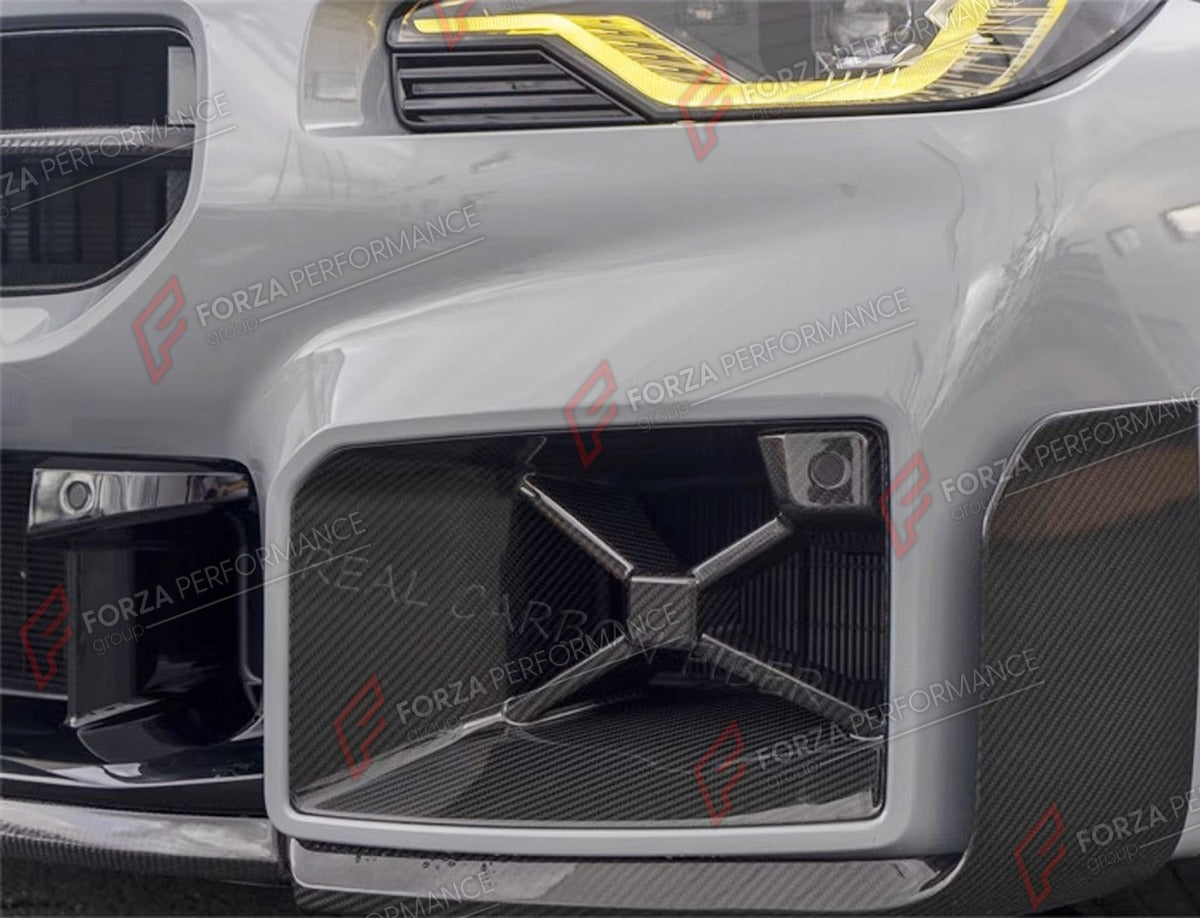 DRY CARBON AIR VENT COVERS for BMW M2 G87 COUPE 2022 - 2024 FORZA PERFORMANCE Custom Fit
Set includes:

Air Vent Covers
Material: Dry Carbon

NOTE: Professional installation is required.

Why “Contact Us for Pricing”?
We don’t display fixed prices because our goal is to offer you the most competitive deal possible. Product costs often decrease over time, and by requesting a quote, you’ll receive our most up-to-date price on market.

SECURED PAYMENT METHODS
PayPal (+4.4% fee)
Visa / Mastercard / American Exp