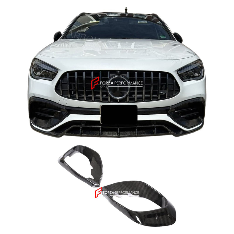 DRY CARBON AIR VENT COVERS for MERCEDES BENZ GLA H247 GLA250 GLA35 GLA45 2020+