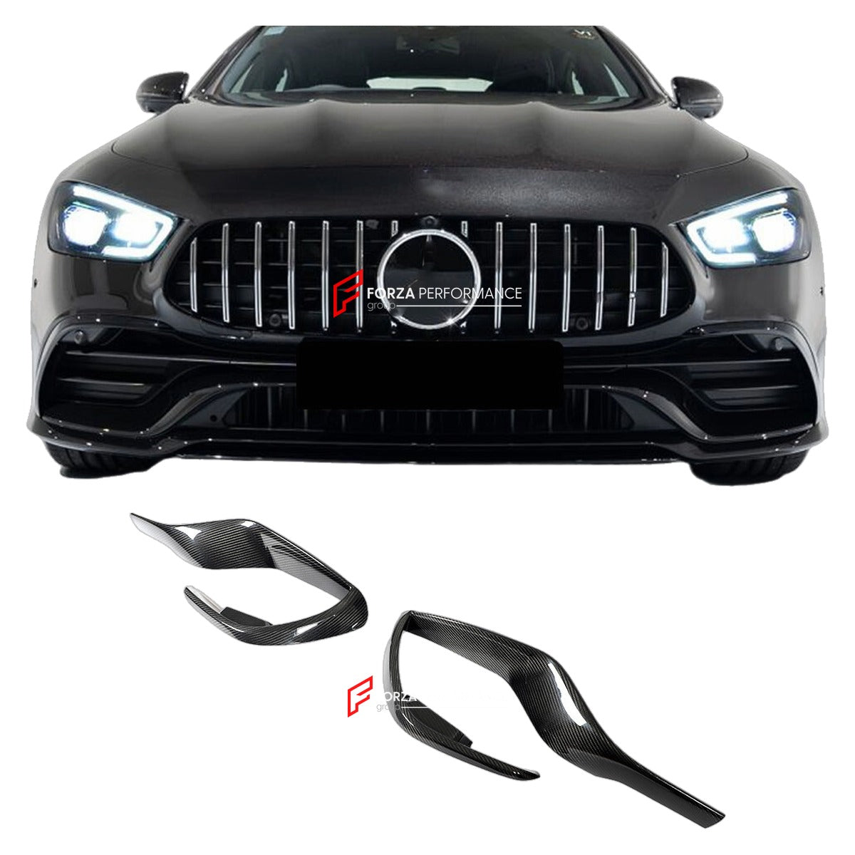DRY CARBON AIR VENT COVERS for MERCEDES BENZ GT50 GT53 GT63 GT43 2019+ FORZA PERFORMANCE Custom Fit
Set includes:

Air Vent Covers
Material: Dry Carbon

NOTE: Professional installation is required.

Why “Contact Us for Pricing”?
We don’t display fixed prices because our goal is to offer you the most competitive deal possible. Product costs often decrease over time, and by requesting a quote, you’ll receive our most up-to-date price on market.

SECURED PAYMENT METHODS
PayPal (+4.4% fee)
Visa / Mastercard / A