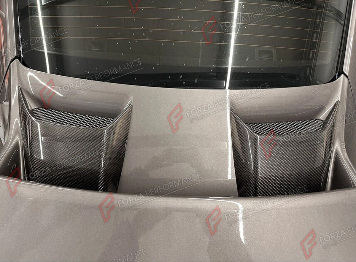 DRY CARBON AIR VENT COVERS for PORSCHE 911 991.2 GT3 COUPE 2018 - 2019 FORZA PERFORMANCE Custom Fit
Set includes:

Air Vent Covers
Material: Dry Carbon

NOTE: Professional installation is required.

Why “Contact Us for Pricing”?
We don’t display fixed prices because our goal is to offer you the most competitive deal possible. Product costs often decrease over time, and by requesting a quote, you’ll receive our most up-to-date price on market.

SECURED PAYMENT METHODS
PayPal (+4.4% fee)
Visa / Mastercard / A