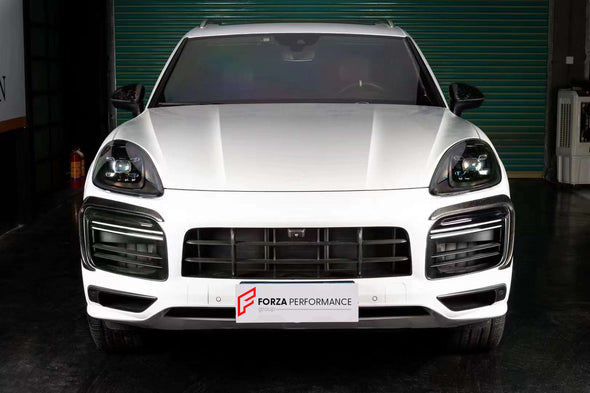 DRY CARBON AIR VENT COVERS for Porsche Cayenne Turbo E3(9Y0)  Set includes:  Air Vent Covers