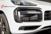 DRY CARBON AIR VENT COVERS for Porsche Cayenne Turbo E3(9Y0)  Set includes:  Air Vent Covers