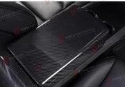 DRY CARBON ARMREST BOX COVER for TESLA MODEL 3 MODEL Y 2020 - 2025
Set includes:

Armrest Box Cover
Material: Dry Carbon

NOTE: Add-on type - installs over the original part. Professional installation is required.