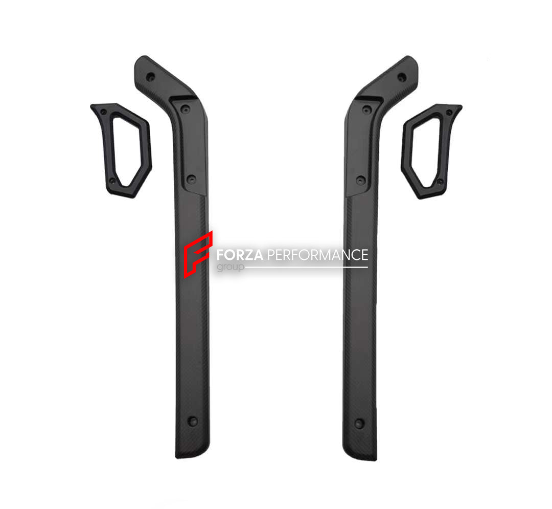 DRY CARBON ARMREST COVER for LAND ROVER DEFENDER L663 2020+  Set includes:  Armrest Cover