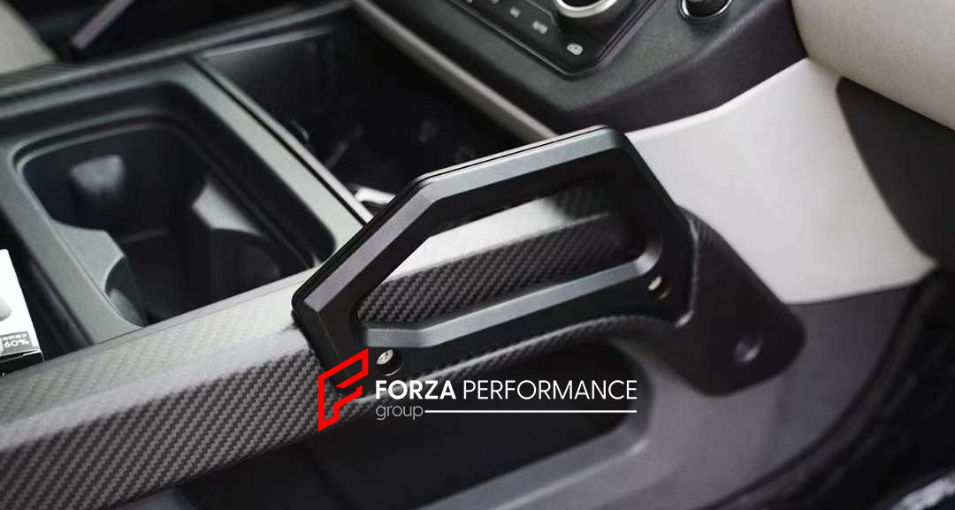 DRY CARBON ARMREST COVER for LAND ROVER DEFENDER L663 2020+  Set includes:  Armrest Cover