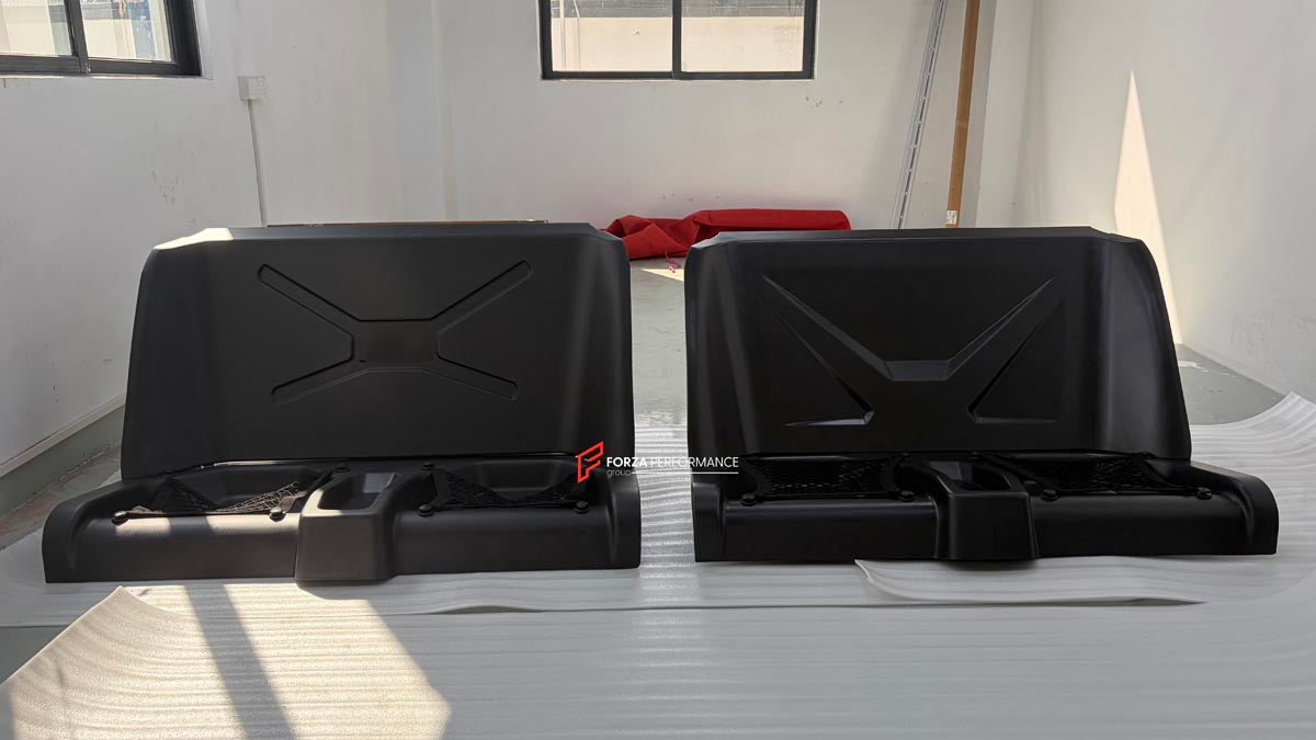DRY CARBON BACK SEAT DELETE KIT REAR SEAT REMOVE for BMW M2 G87 M240 G42 2021+

Designed to:

Reduce overall weight of the car
Increase available cargo space
Enhance speed and driving control
Maintain a fresh appearance with UV protection
Material: Carbon