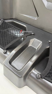 DRY CARBON BACK SEAT DELETE KIT REAR SEAT REMOVE for BMW M2 G87 M240 G42 2021+

Designed to:

Reduce overall weight of the car
Increase available cargo space
Enhance speed and driving control
Maintain a fresh appearance with UV protection
Material: Carbon