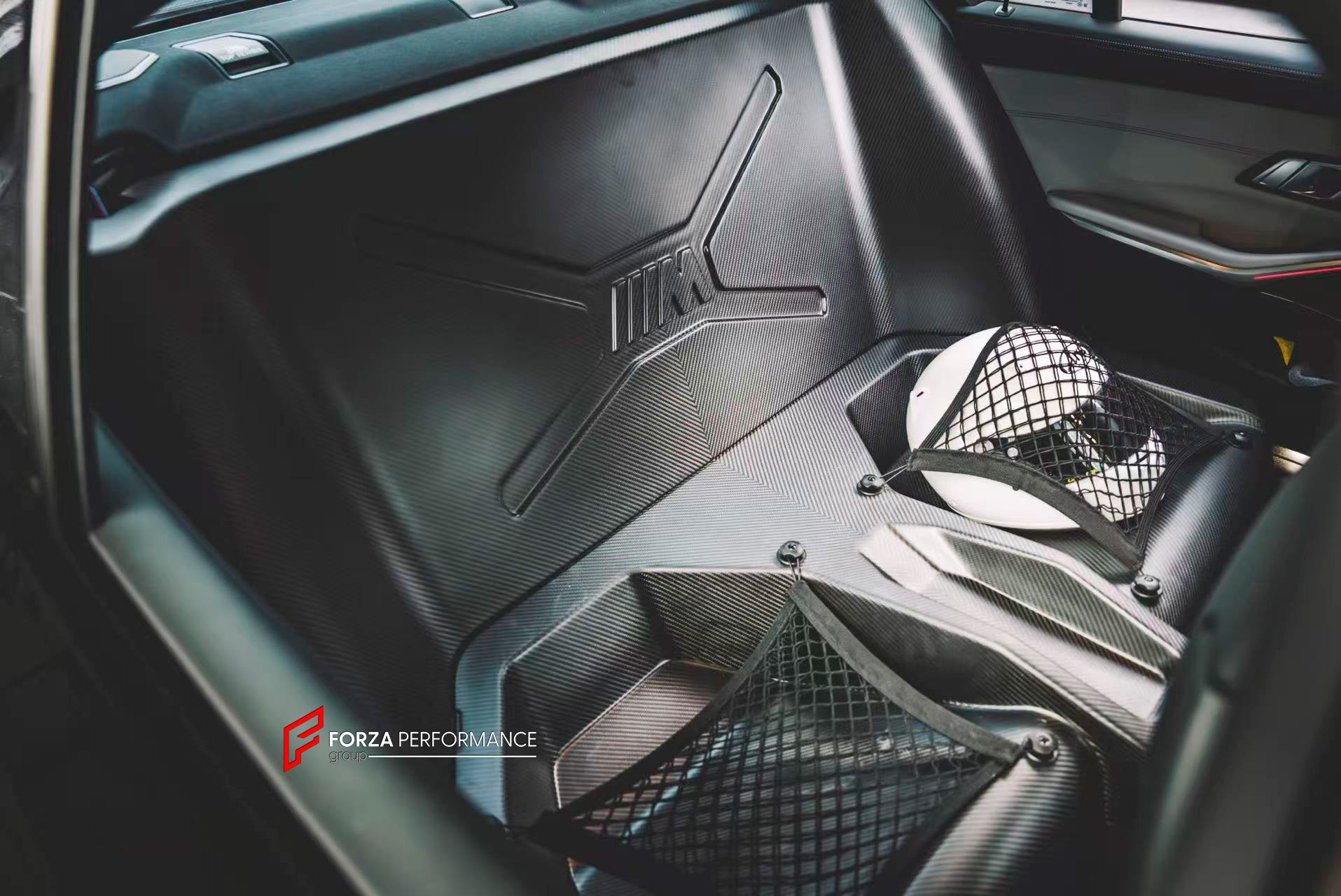 DRY CARBON BACK SEAT DELETE KIT REAR SEAT REMOVE for BMW M4 G82 2021+

Designed to:

Reduce overall weight of the car
Increase available cargo space
Enhance speed and driving control
Maintain a fresh appearance with UV protection

Material: Carbon