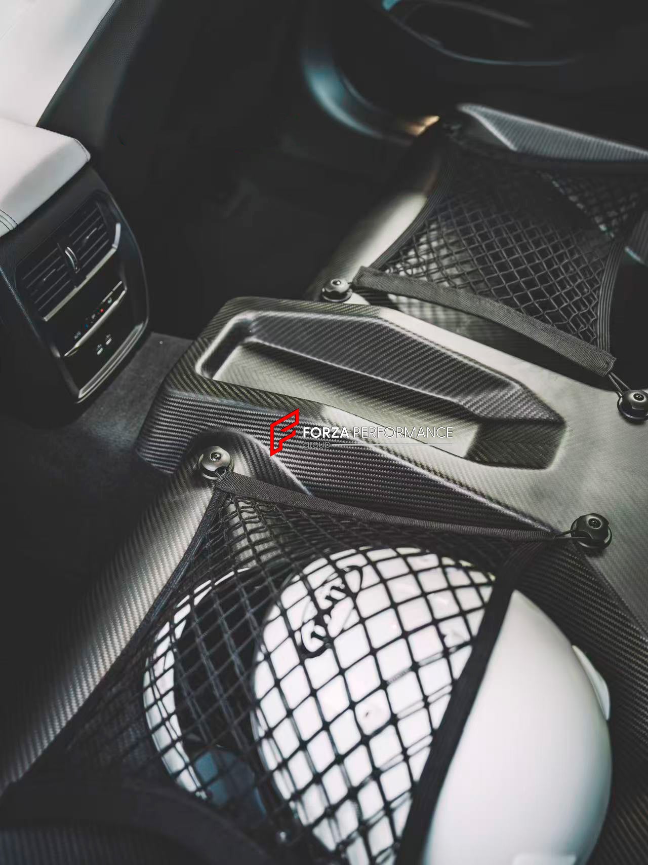 DRY CARBON BACK SEAT DELETE KIT REAR SEAT REMOVE for BMW M4 G82 2021+

Designed to:

Reduce overall weight of the car
Increase available cargo space
Enhance speed and driving control
Maintain a fresh appearance with UV protection

Material: Carbon