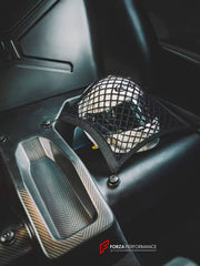 DRY CARBON BACK SEAT DELETE KIT REAR SEAT REMOVE for BMW M4 G82 2021+

Designed to:

Reduce overall weight of the car
Increase available cargo space
Enhance speed and driving control
Maintain a fresh appearance with UV protection

Material: Carbon