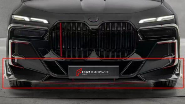 DRY CARBON FRONT LIP for BMW 7 SERIES G70 2022+  Set includes:  Front Lip