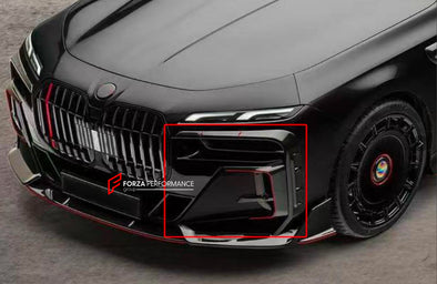 DRY CARBON AIR VENT COVERS for BMW 7 SERIES G70 2022+  Set includes:  Air Vent Covers