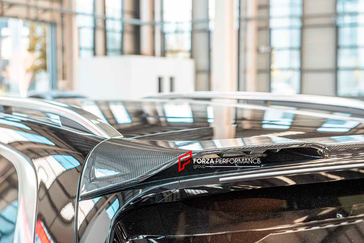 DRY CARBON BODY KIT for AITO M9 2023+

Set includes:

Front Lip

Side Skirts
Roof Spoiler
Rear Diffuser

Material: Dry Carbon

Note: Professional installation is required