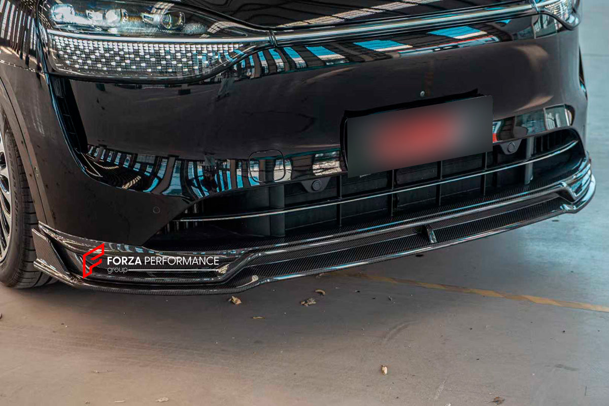 DRY CARBON BODY KIT for AITO M9 2023+

Set includes:

Front Lip

Side Skirts
Roof Spoiler
Rear Diffuser

Material: Dry Carbon

Note: Professional installation is required