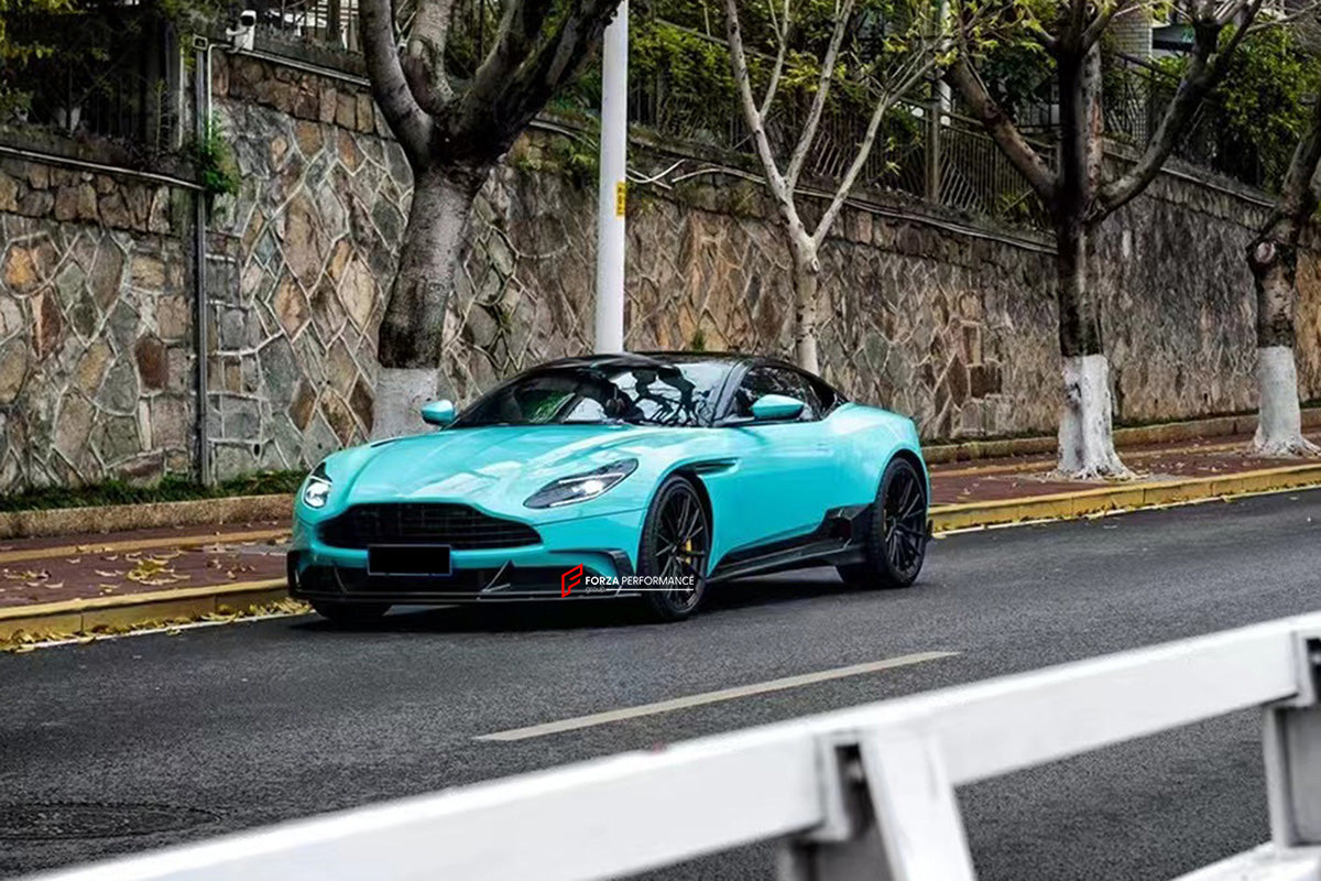 DRY CARBON BODY KIT for ASTON MARTIN DB 11 AM5 2016 - 2023

Set includes:

Front Lip
Hood / Bonnet
Fender Flares
Side Skirts
Rear Spoiler
Rear Diffuser

Material: Dry Carbon