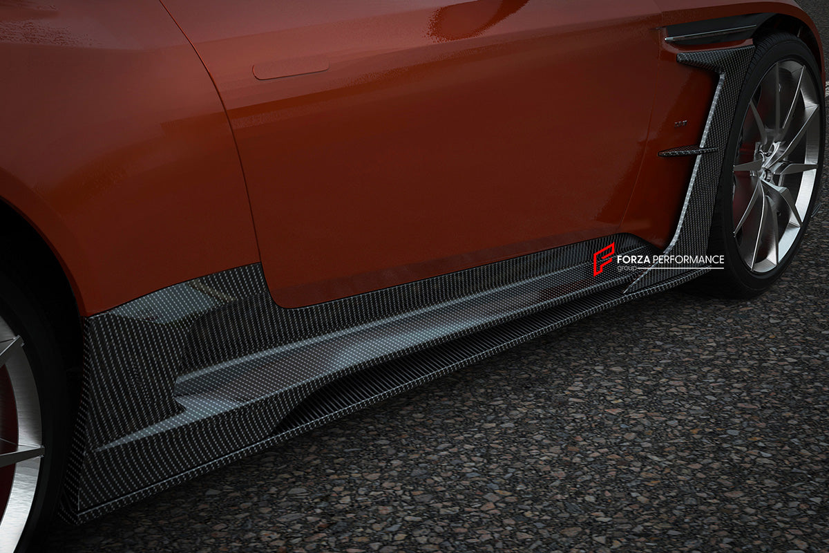 DRY CARBON BODY KIT for ASTON MARTIN DB 11 AM5 2016 - 2023

Set includes:

Front Lip
Hood / Bonnet
Fender Flares
Side Skirts
Rear Spoiler
Rear Diffuser

Material: Dry Carbon