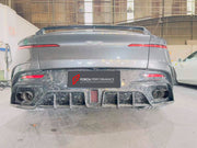MANSORY CYRUS STYLE FORGED CARBON BODY KIT for ASTON MARTIN DB11      Set includes:  Front Bumper  Front Grille Front Lip Rear Bumper Rear Diffuser with LED Light Side Skirts Hood / Bonnet Mirror Covers Slats For Front Wheel Arch Rear Spoiler