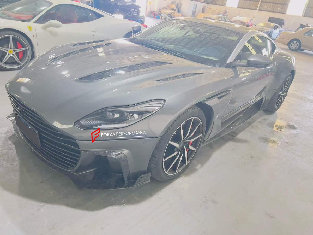 MANSORY CYRUS STYLE FORGED CARBON BODY KIT for ASTON MARTIN DB11      Set includes:  Front Bumper  Front Grille Front Lip Rear Bumper Rear Diffuser with LED Light Side Skirts Hood / Bonnet Mirror Covers Slats For Front Wheel Arch Rear Spoiler