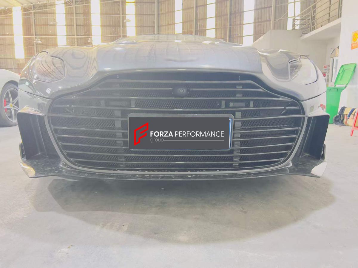 MANSORY CYRUS STYLE FORGED CARBON BODY KIT for ASTON MARTIN DB11      Set includes:  Front Bumper  Front Grille Front Lip Rear Bumper Rear Diffuser with LED Light Side Skirts Hood / Bonnet Mirror Covers Slats For Front Wheel Arch Rear Spoiler